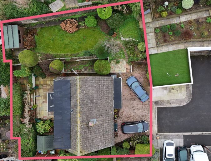 Property marketing boundary highlight